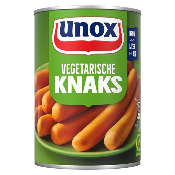 Unox knaks vegetarisch voorkant
