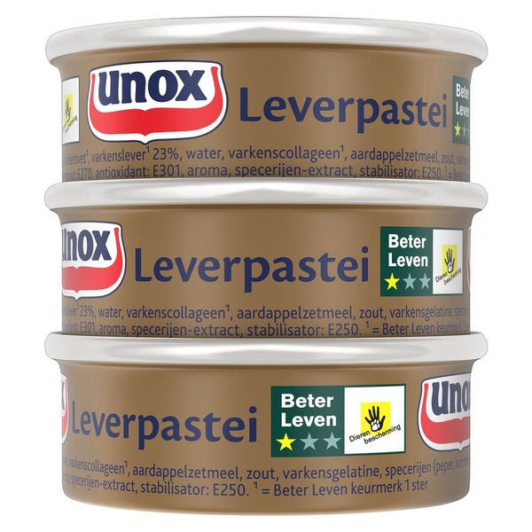 Unox leverpastei voorkant