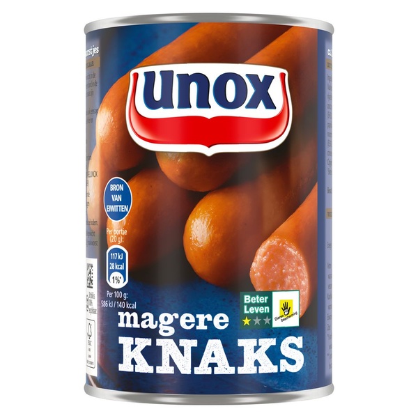 Unox magere knaks voorkant