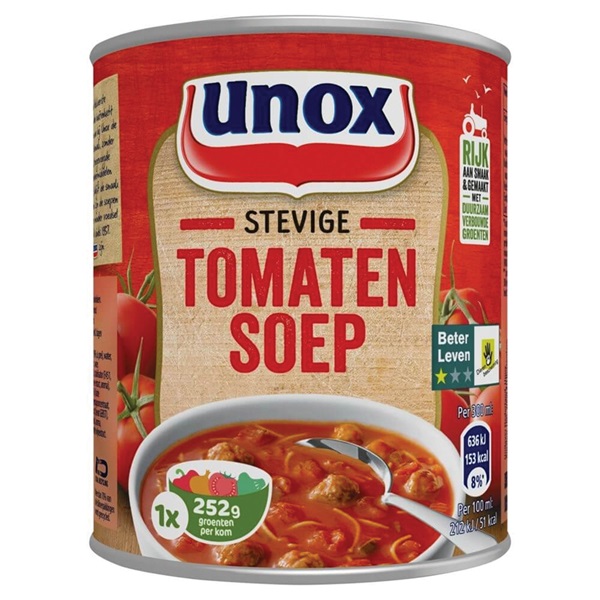 Unox stevige tomatensoep voorkant