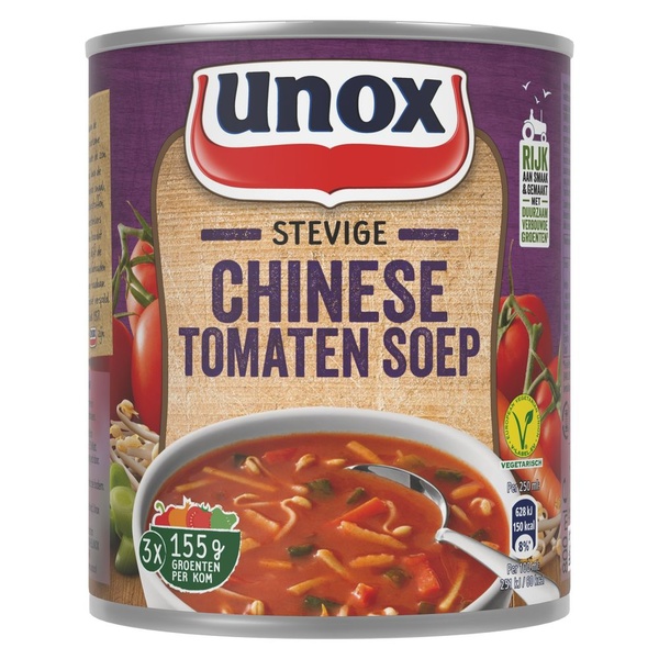 Unox tomatensoep Chinese voorkant