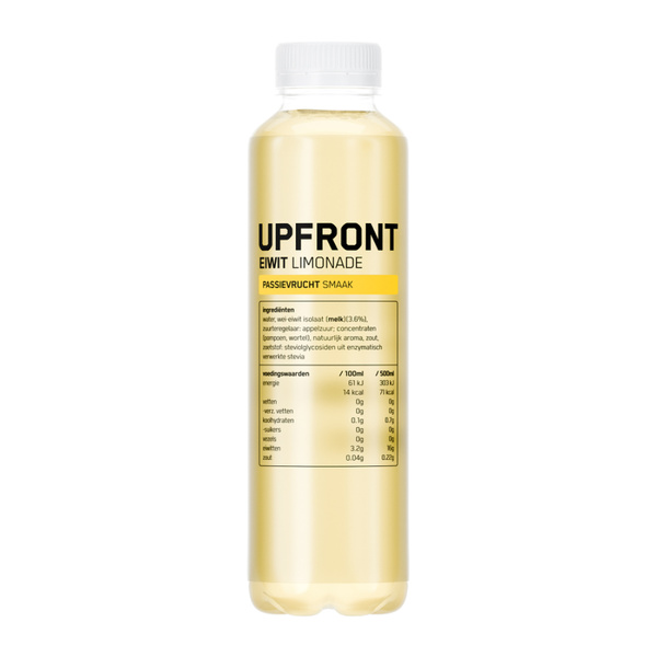 Upfront Limonade Eiwit Passievrucht voorkant