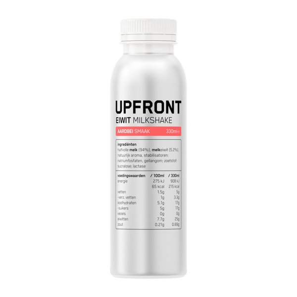 Upfront Upfront Milkshake Eiwit Aardbei voorkant
