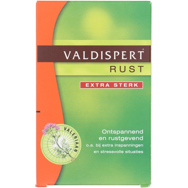Valdispert Dragees Rust Extra Sterk voorkant