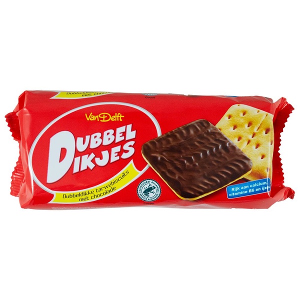 Van Delft dubbeldikjes puur koek voorkant