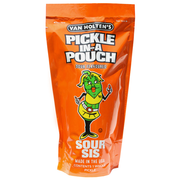 Van Holtens Sour sis pickle voorkant