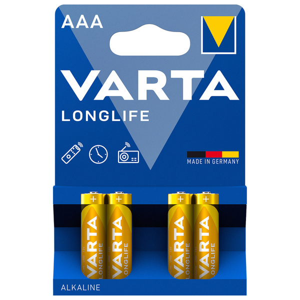 Varta batterijen AAA longlife voorkant