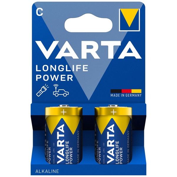 Varta batterijen longlife power c voorkant