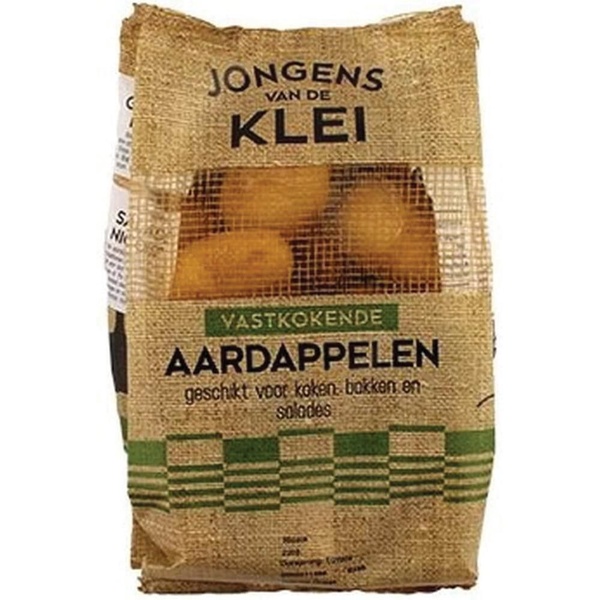 vastkokende aardappelen voorkant