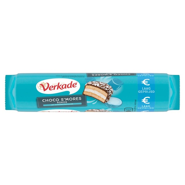 Verkade biscuit choco s'mores kokos voorkant