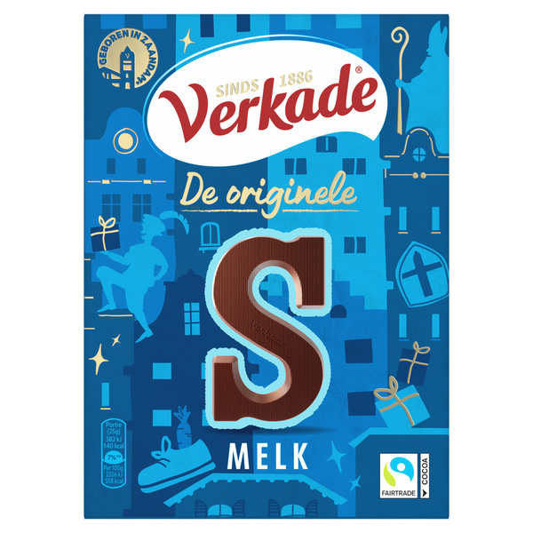 Verkade Chocolade Letter melk voorkant