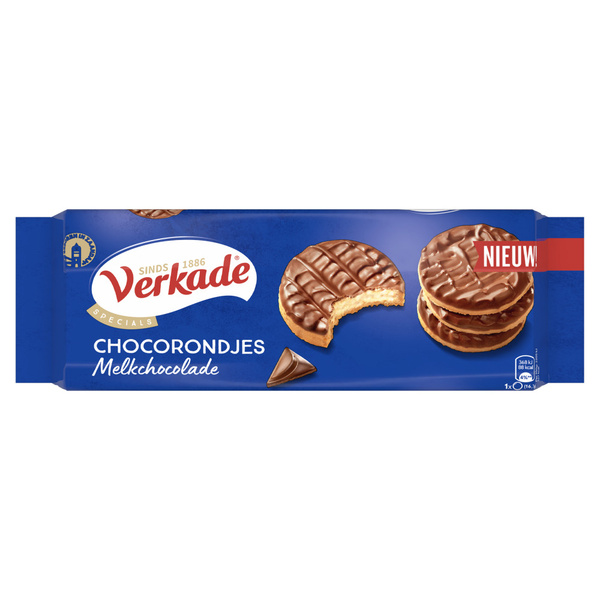 Verkade chocolade rondje melk voorkant