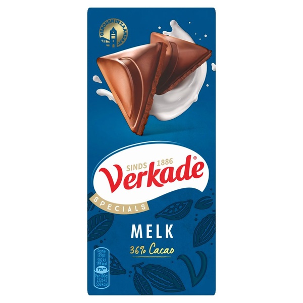 Verkade chocoladereep melk voorkant