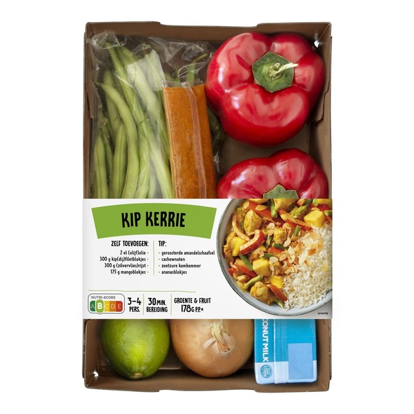 verpakket kip kerrie voorkant