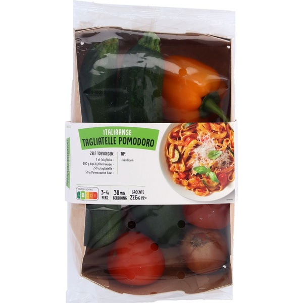 verspakket tagiatelle pomodoro voorkant