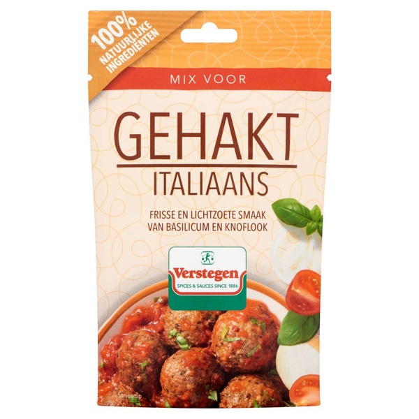 Verstegen kruidenmix gehakt Italiaans voorkant