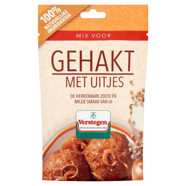 Verstegen kruidenmix gehakt met uitjes voorkant