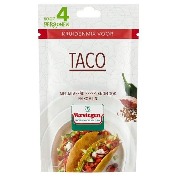 Verstegen kruidenmix taco voorkant
