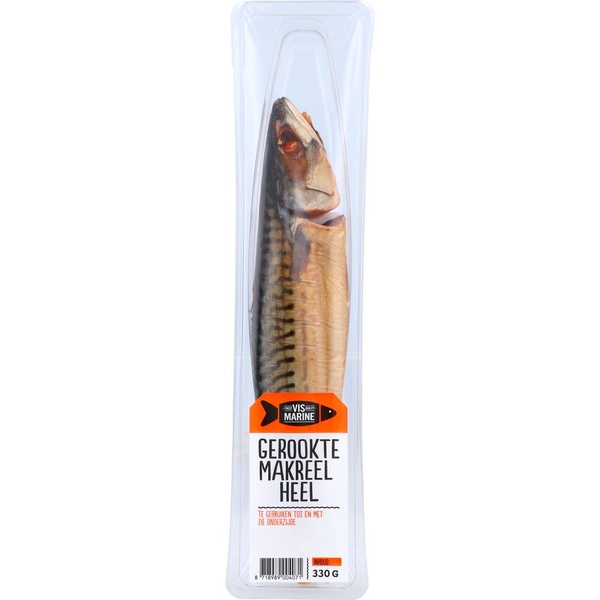 Vis Marine makreel gerookt heel voorkant