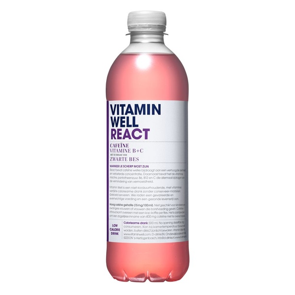 Vitamin Well Vitamin Well Drank React voorkant