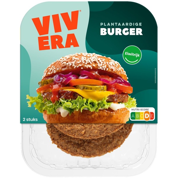 Vivera plantaardige burger voorkant