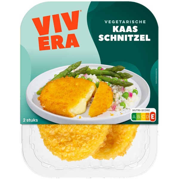 Vivera vegetarische kaasschnitzel voorkant