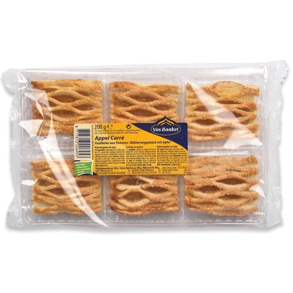 Vos Banket Koek Appel Carrees voorkant