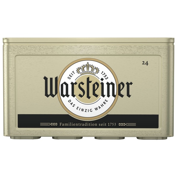 Warsteiner pils krat 24x30 cl voorkant