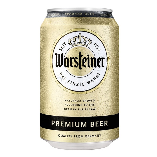 Warsteiner pilsener voorkant