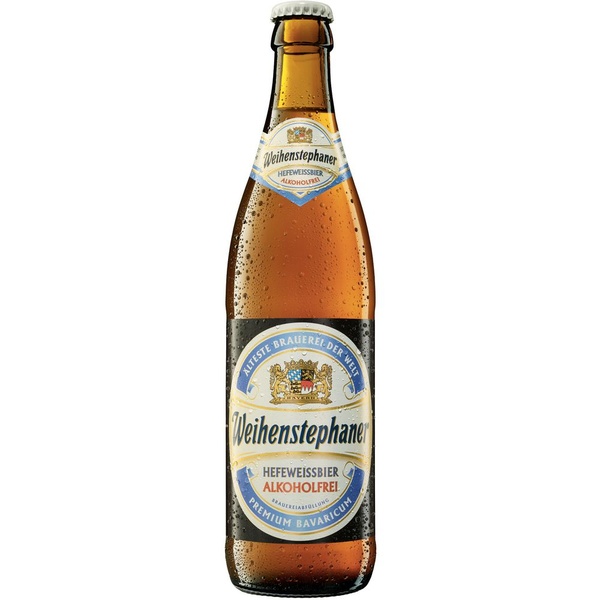 Weihenstephaner bier alcoholvrij voorkant