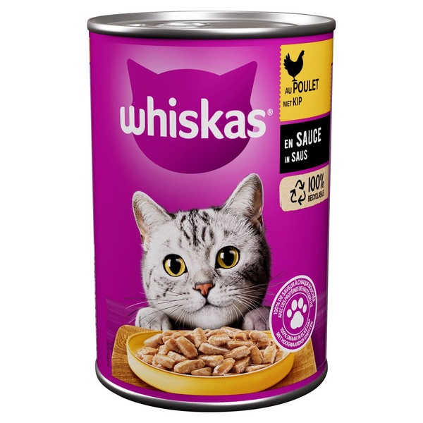 SPAR Whiskas Kattenvoer Kip In Saus je vindt het bij SPAR