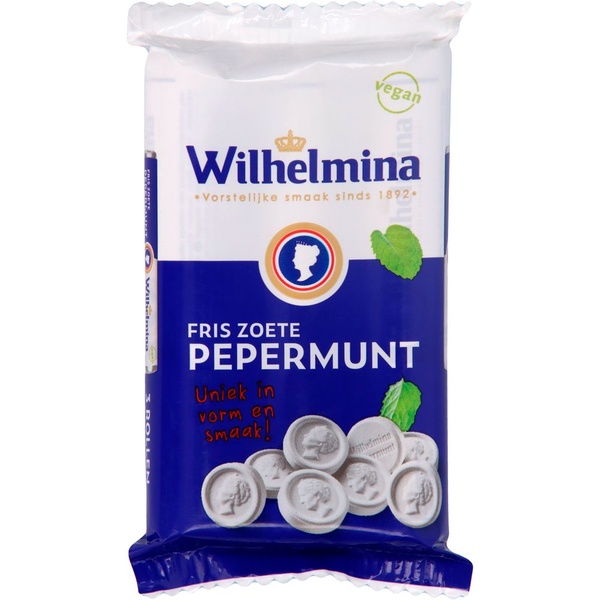 Wilhelmina pepermunt 3-pack voorkant