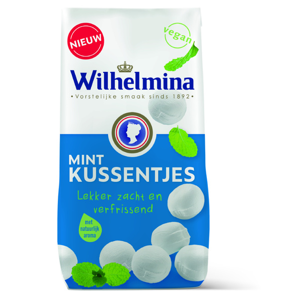 Wilhelmina Wilhelmina Kussentjes Mint voorkant