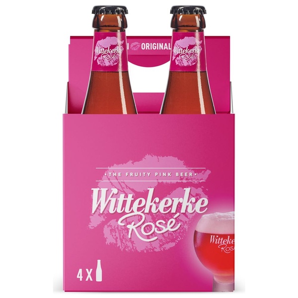 Wittekerke rosé 4-pack fles voorkant
