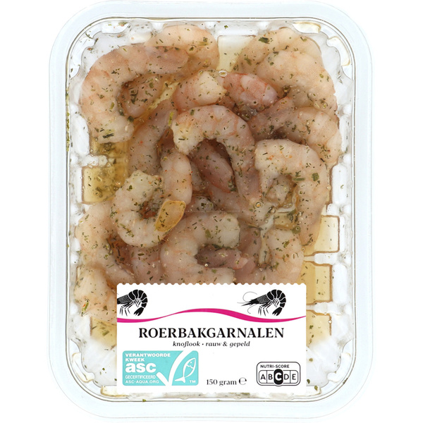 wokgarnalen knoflook  voorkant