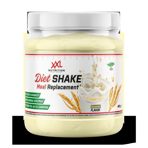 XXL Nutrition diet shake banaan achterkant