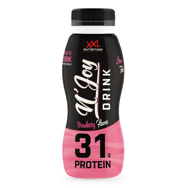 XXL Nutrition protein drink aardbei voorkant