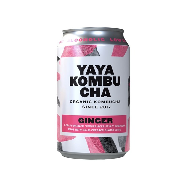 Yaya Yuzu special soda kombucha ginger voorkant
