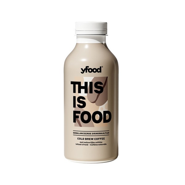 Yfood cold brew coffee achterkant