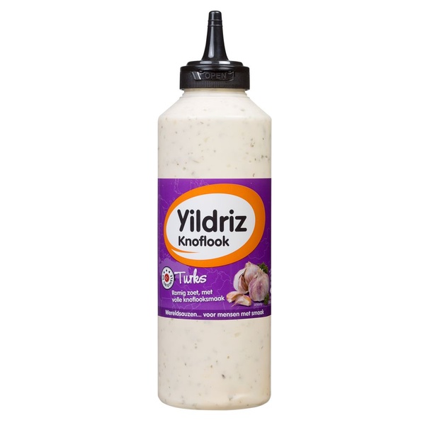 Yildriz Knoflooksaus Turkse voorkant