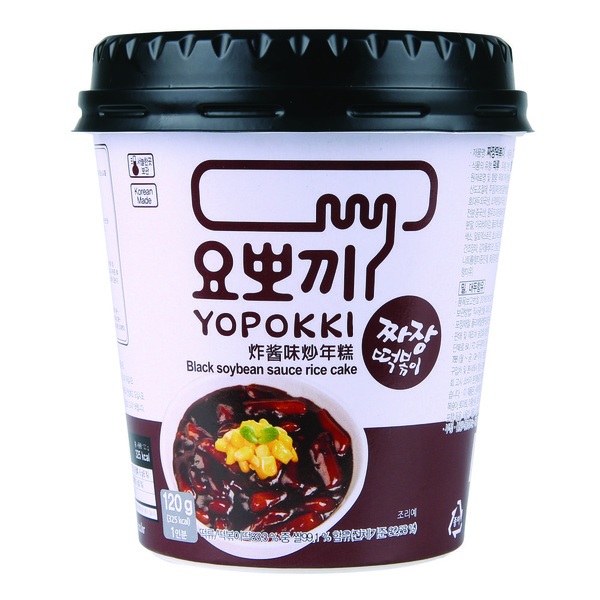 Yopokki Oosters Rijstcake in donkere sojasaus voorkant