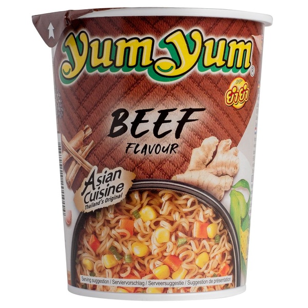 Yum Yum noodles rund voorkant