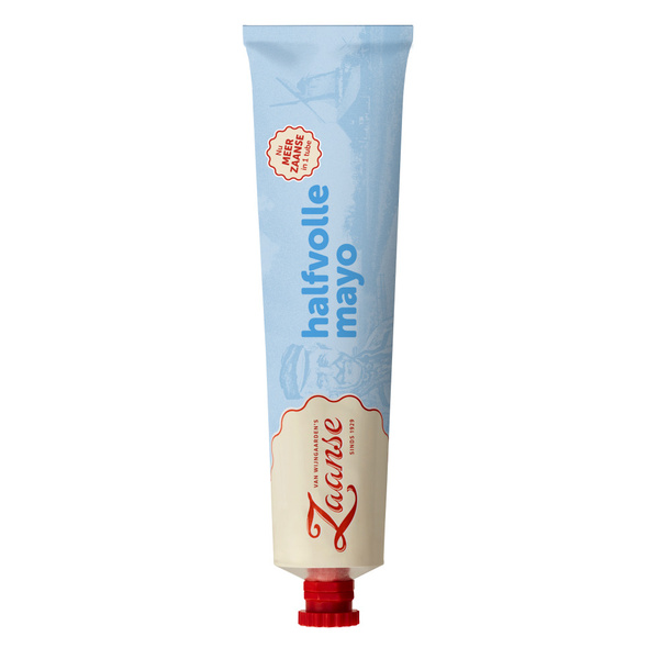 Zaanse halfvolle mayo tube 200 ml voorkant