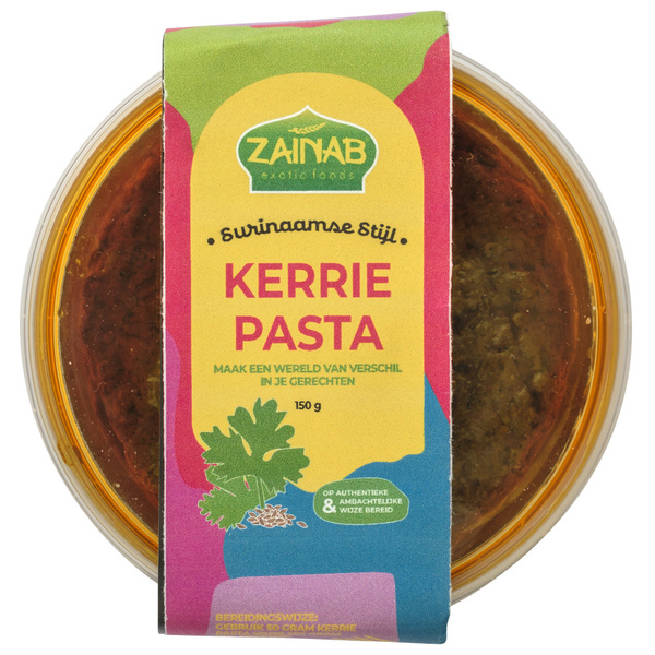 Zainab Kerrie pasta voorkant