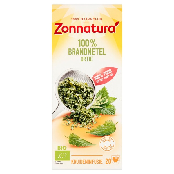 Zonnatura brandnetel thee bio voorkant