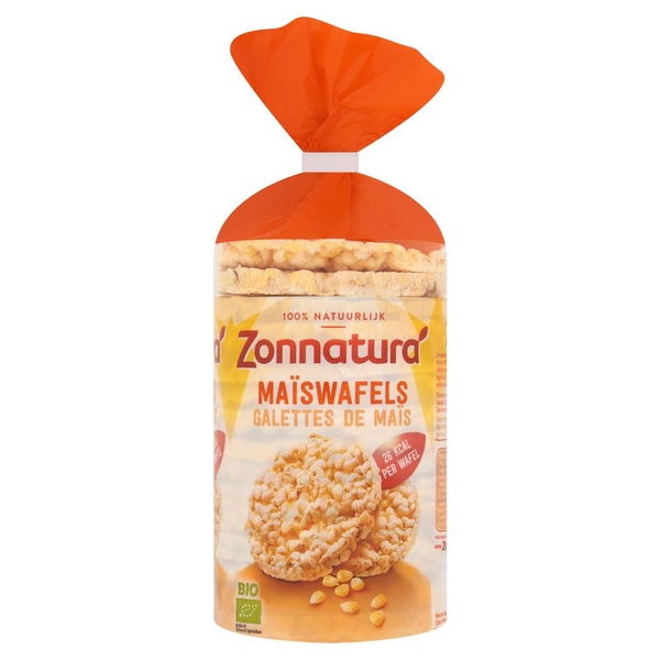 Zonnatura maiswafels voorkant
