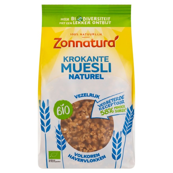 Zonnatura Muesli Naturel voorkant