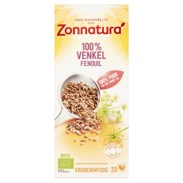 Zonnatura venkelthee bio voorkant