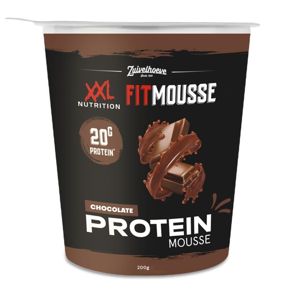 Zuivelhoeve mousse protein chocolate voorkant