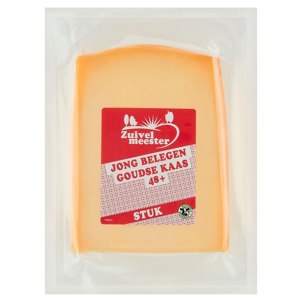 Zuivelmeester kaas jong belegen 48+ stuk voorkant